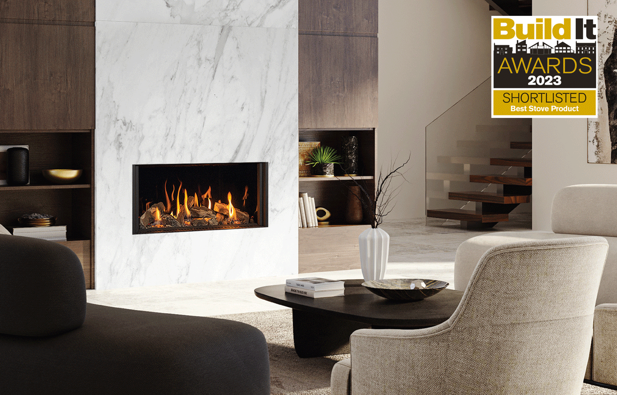 Avanti Gas Fire in modern contemporary home